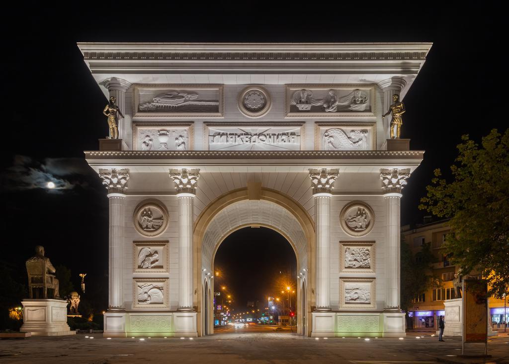 Skopje City Square View المظهر الخارجي الصورة